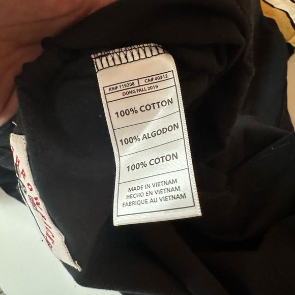 Mitchell & Ness Black New Orleans Saints NFL 100 Long Sleeve Men’s T-Shirt L - Picture 11 of 15